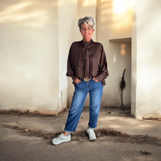 Satijnen Blouse – Chic & Stijlvol