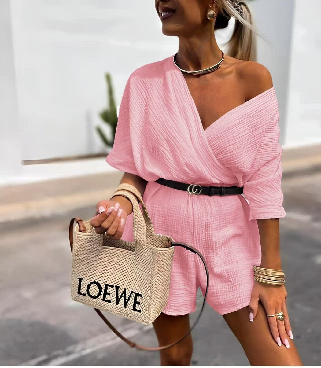 Casual Pink Jumpsuit