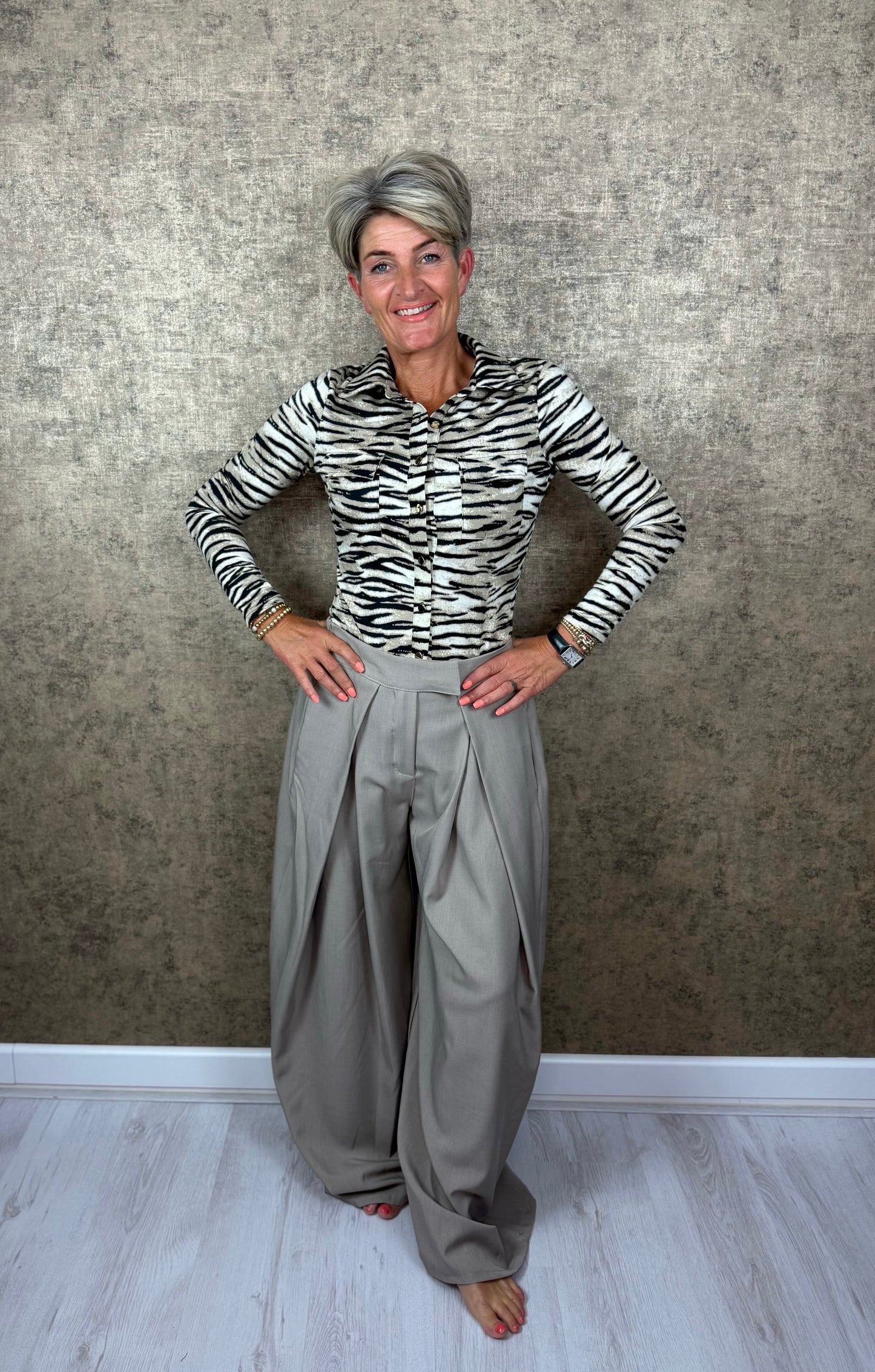 Zebra Statement Blouse