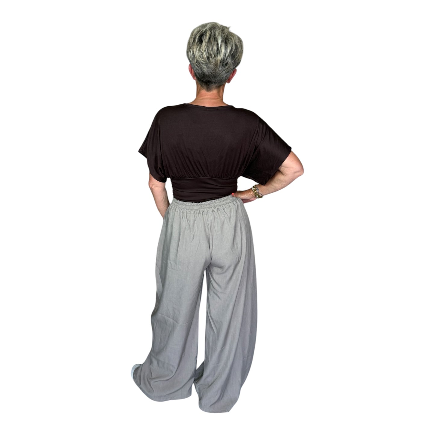 Elegant Wide Leg Plooibroek