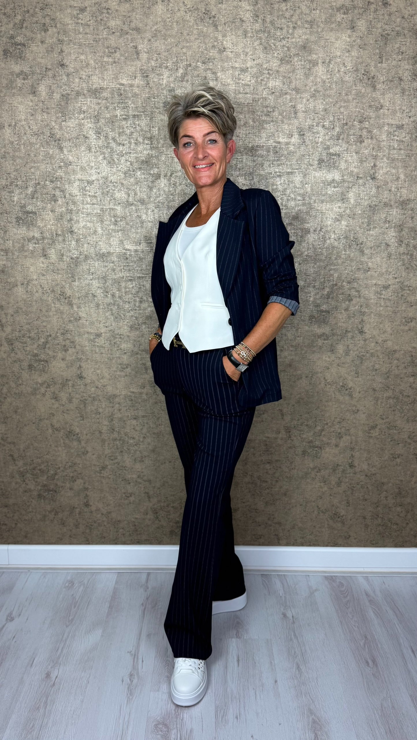 Classy Stripe Suit 🌸Laatste artikel🌸