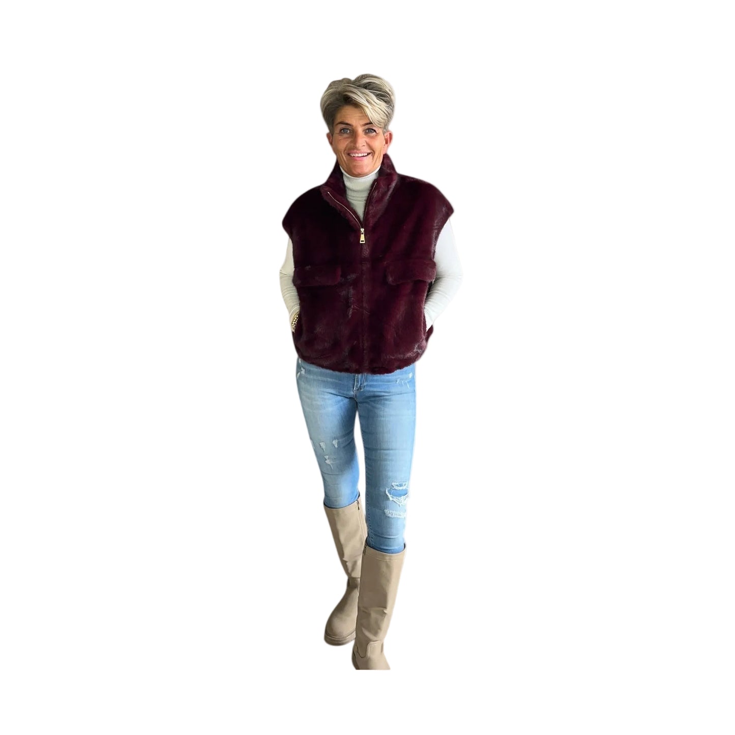 FORZA Warm Faux Fur Gilet ❗️Laatste item❗️
