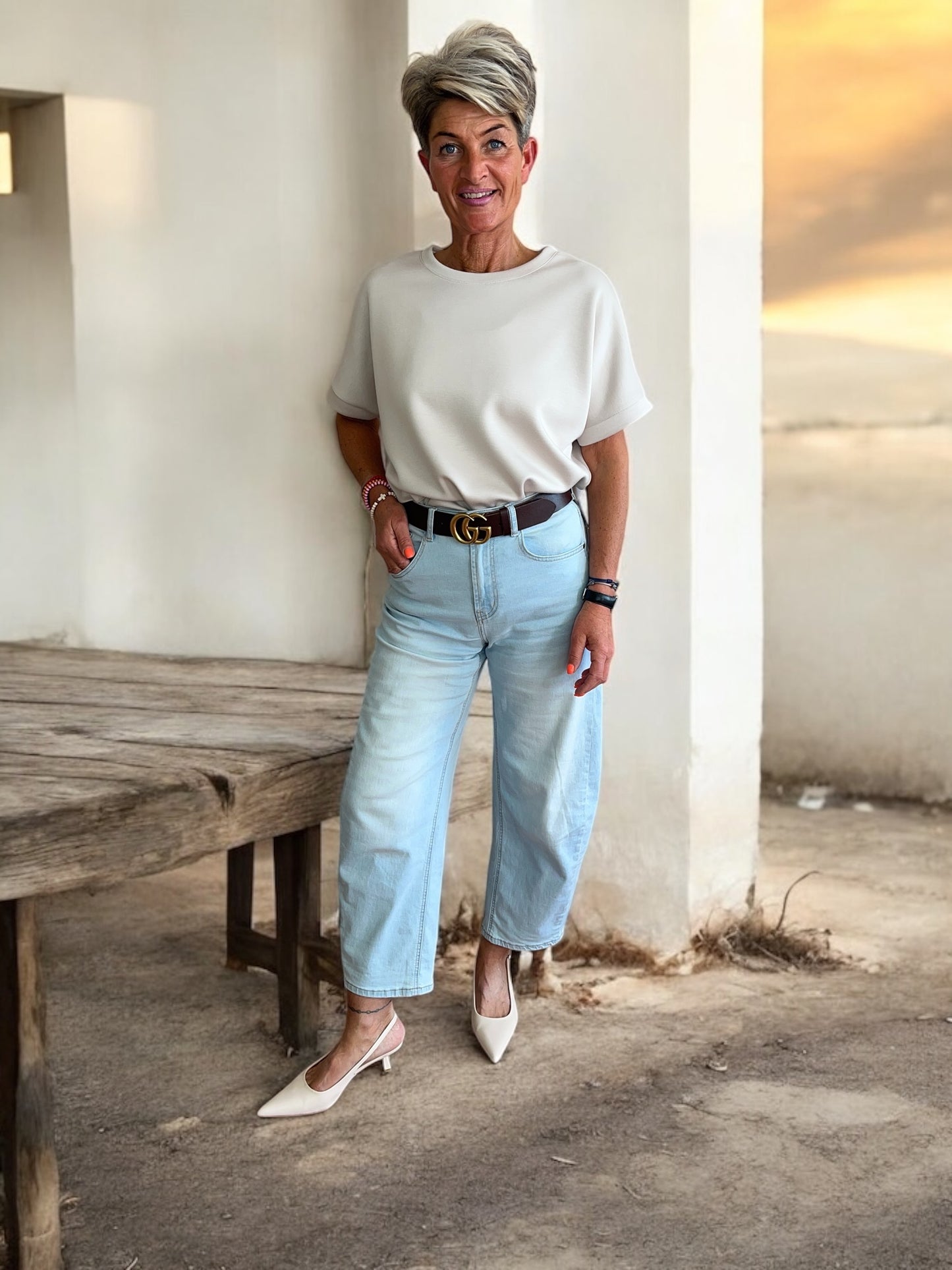 FORZA Casual Taupe T-shirt