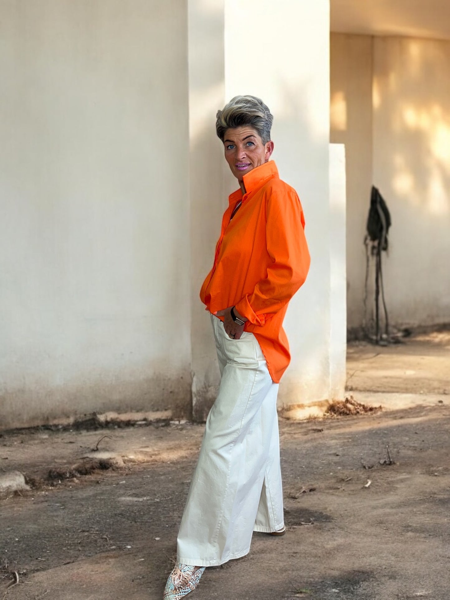 Everyday blouse orange