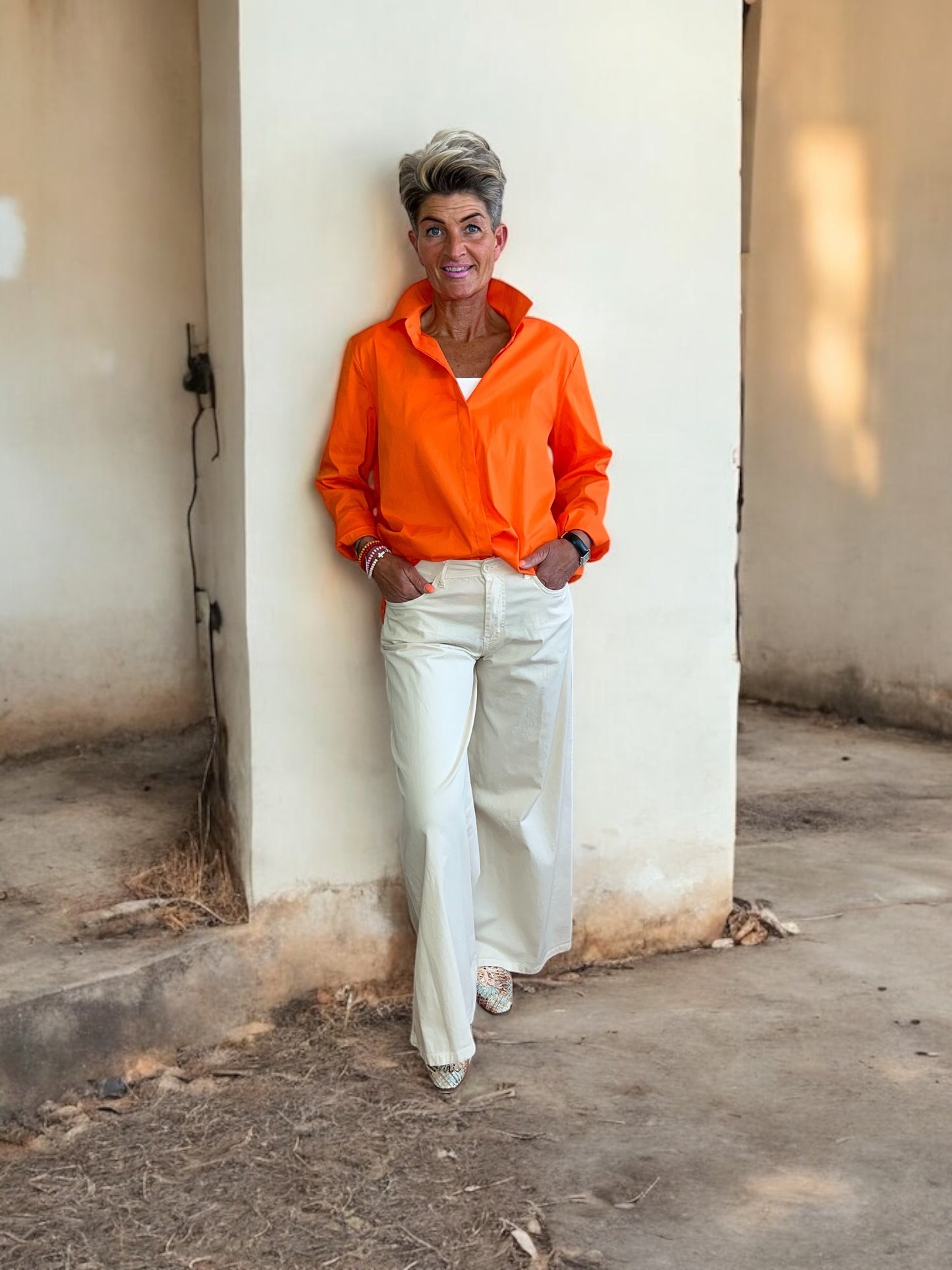 Everyday blouse orange