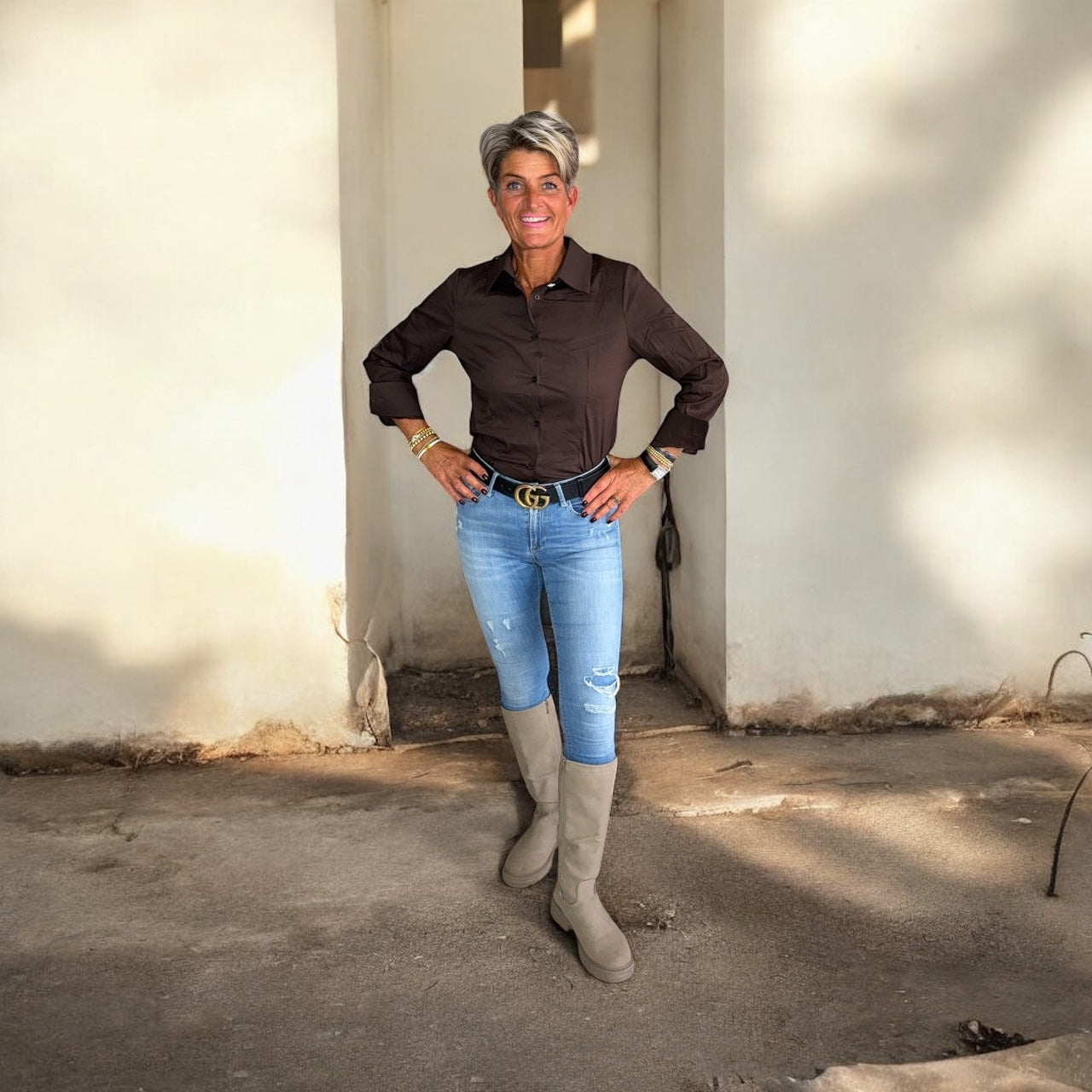 SUSY MIX Everyday blouse met stylish detail