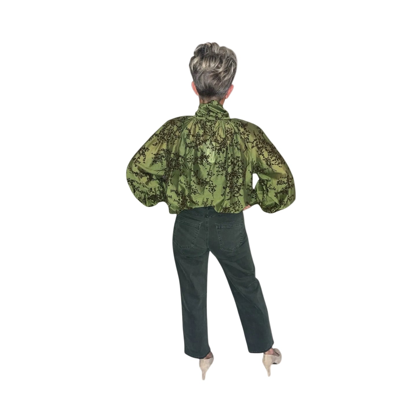 Barrel Fit Broek Groen ❗️Laatste item❗️