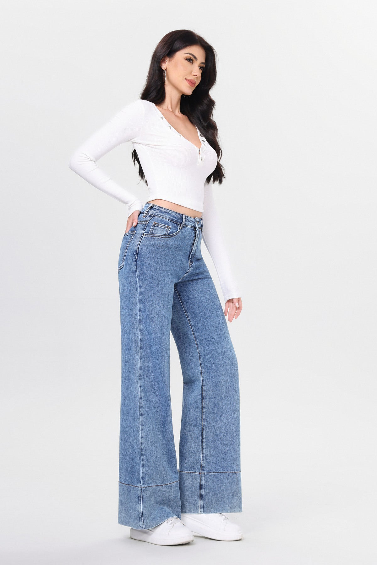 High Waist Wide Leg