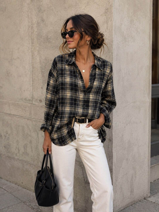 College Check Blouse 🌸Laatste artikel🌸