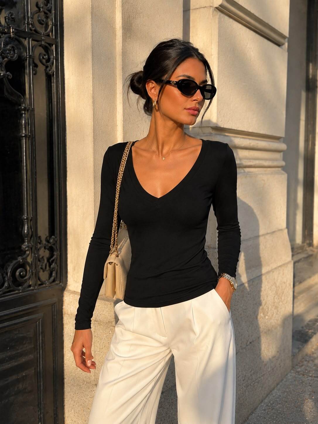 Essential V-Neck Top
