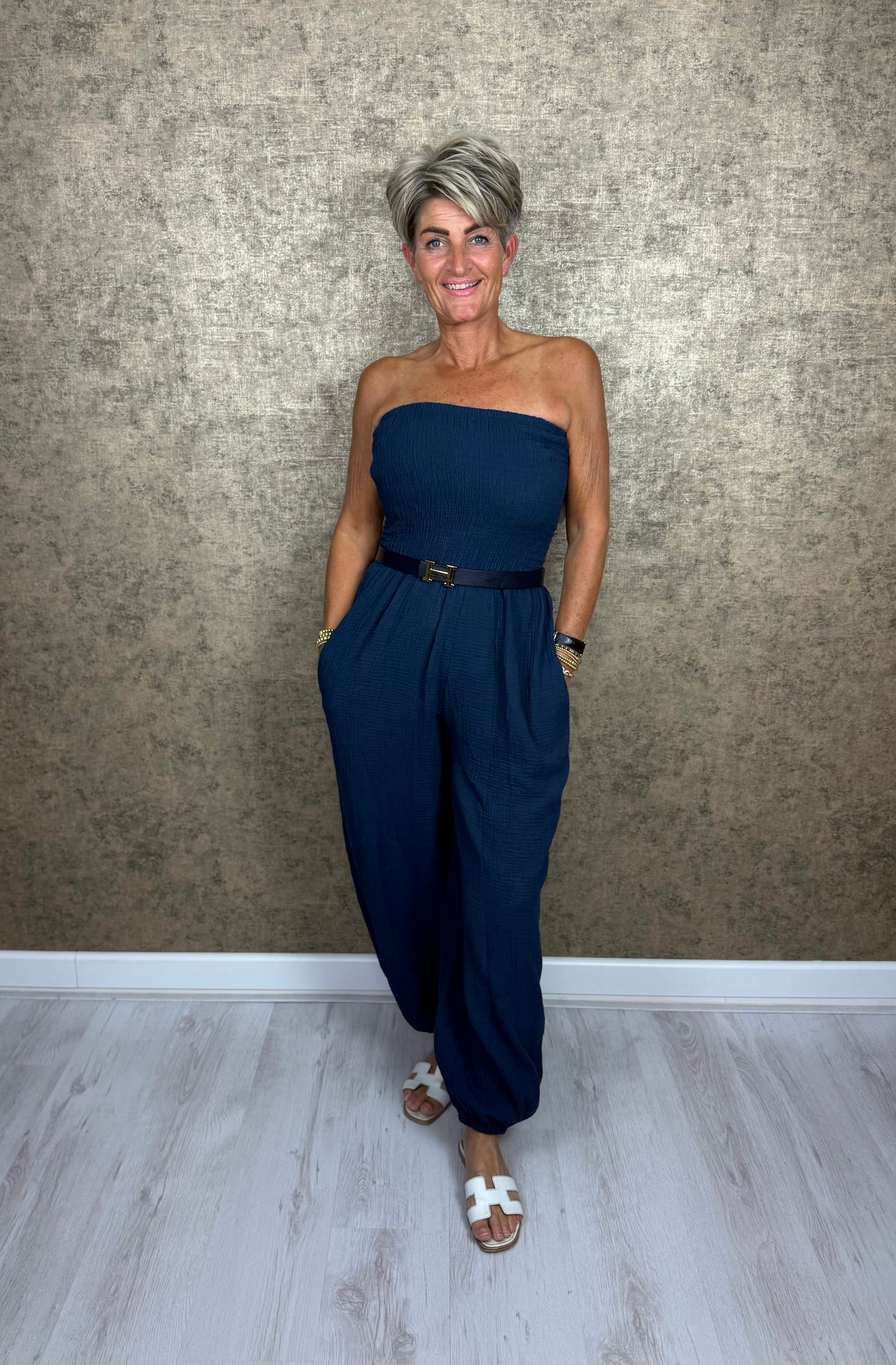 Summer Breeze Strapless Jumpsuit