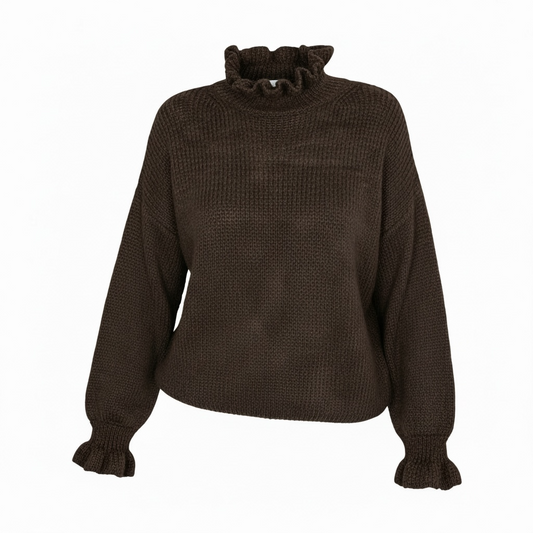 Ruffle Sleeve Sweater