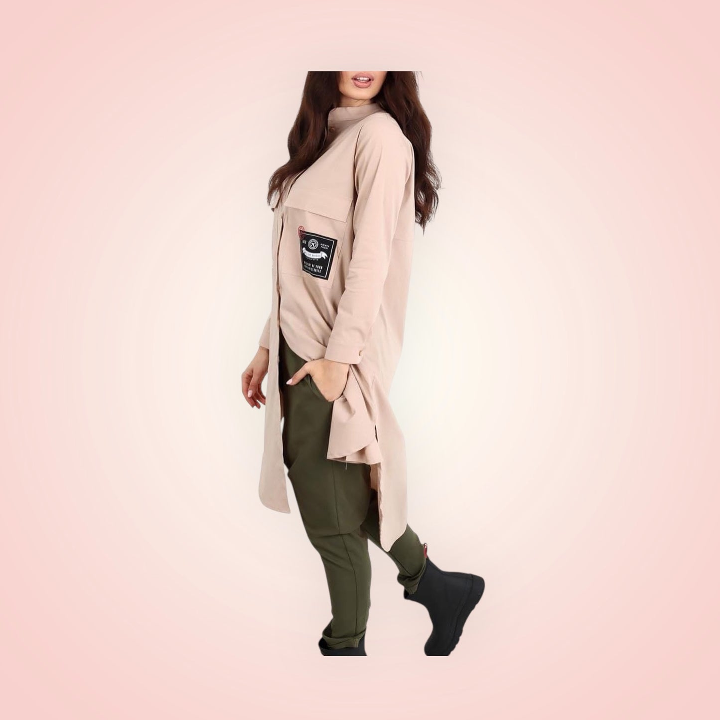 Trendy Longline Blouse
