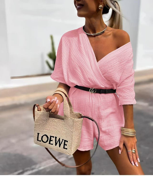 Casual Pink Jumpsuit
