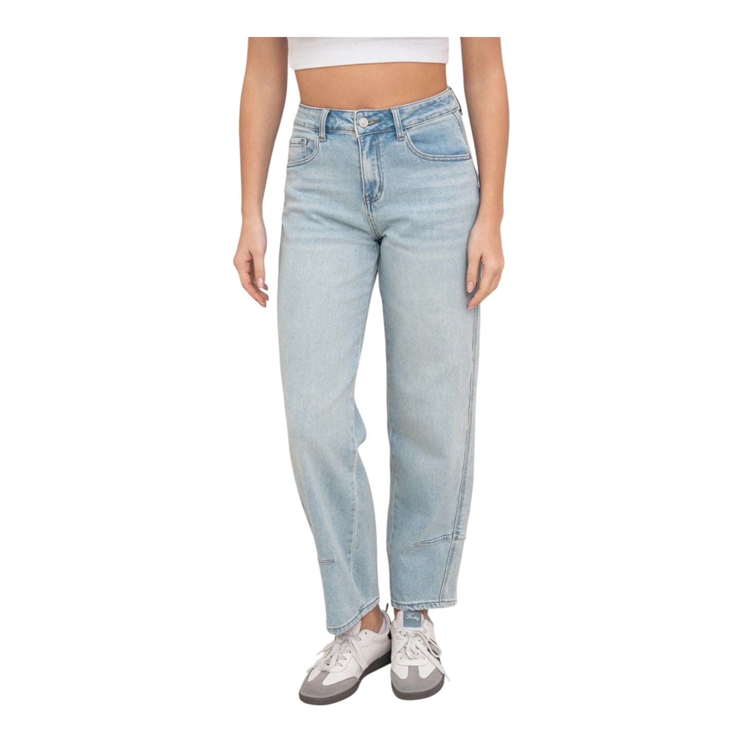 Light Blue Balloon Jeans