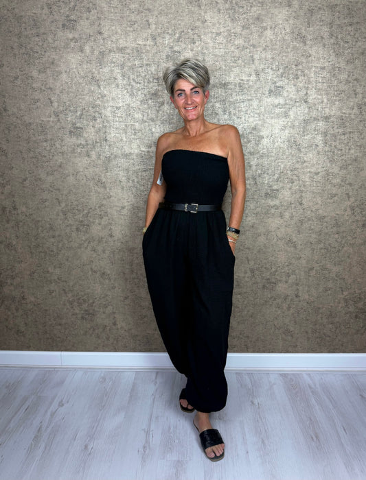 Summer Breeze Strapless Jumpsuit