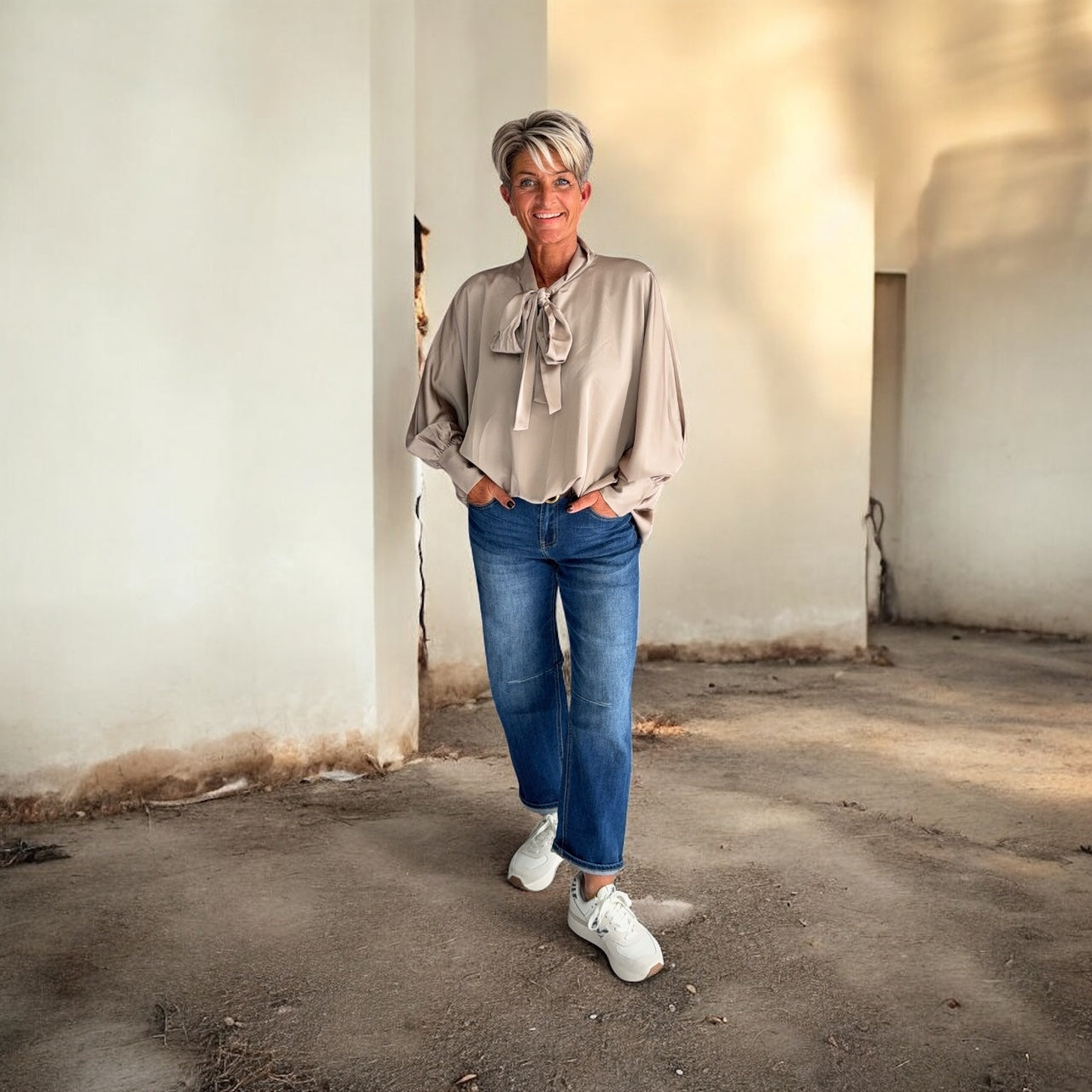 Satijnen Blouse – Chic & Stijlvol