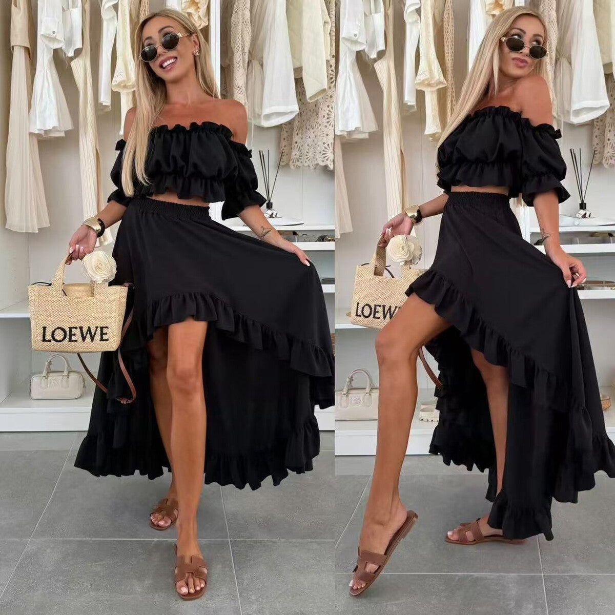 Summer Set Vibes ☀️ Rok & Top in één look