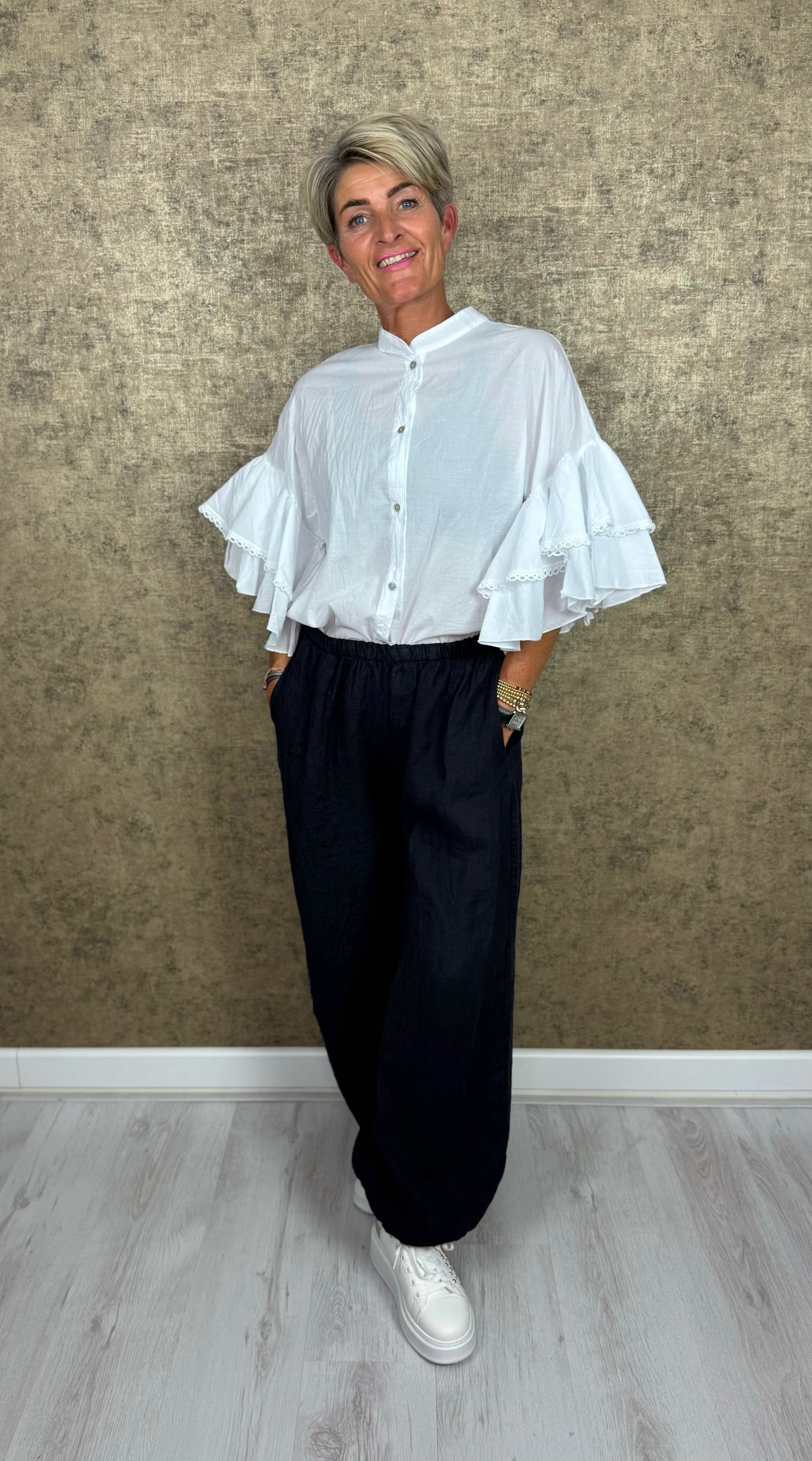 La Belle Ruffle Blouse