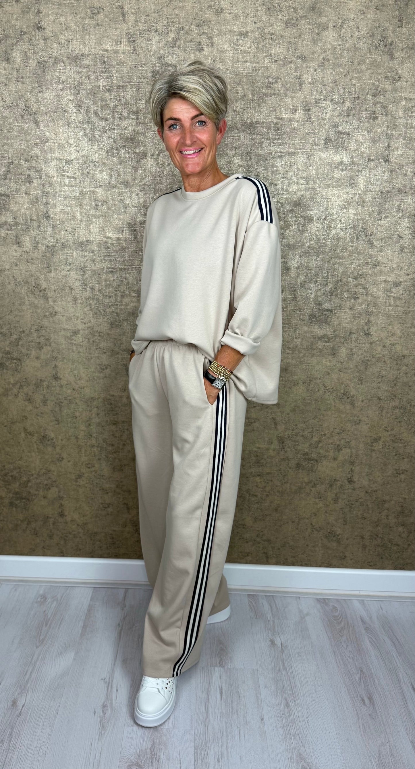 The Casual Stripe Set