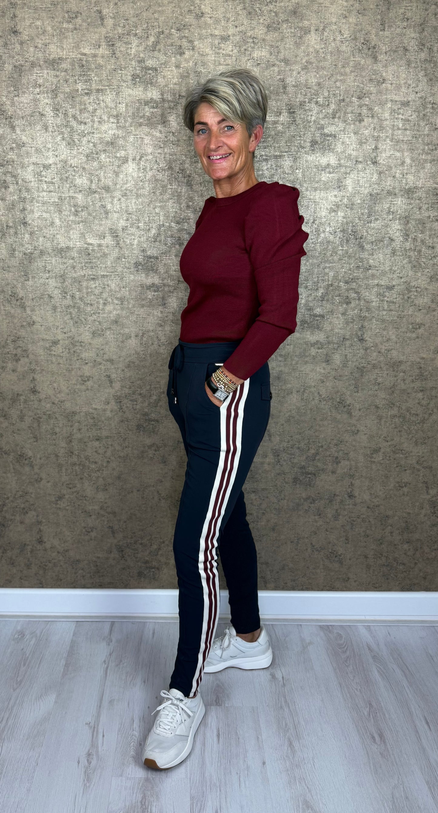 Mi Piace Travel broek streep donkerblauw 🌸Laatste artikel🌸