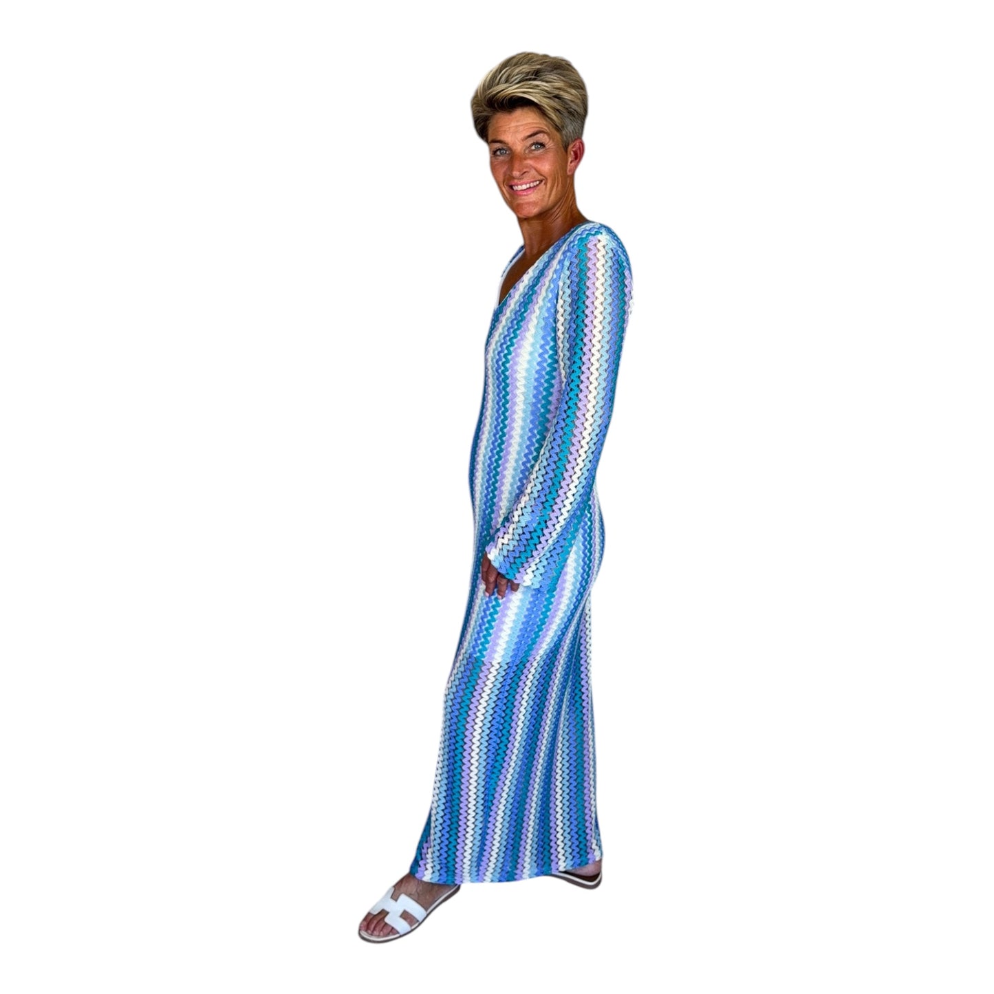 Zigzag Maxi Jurk