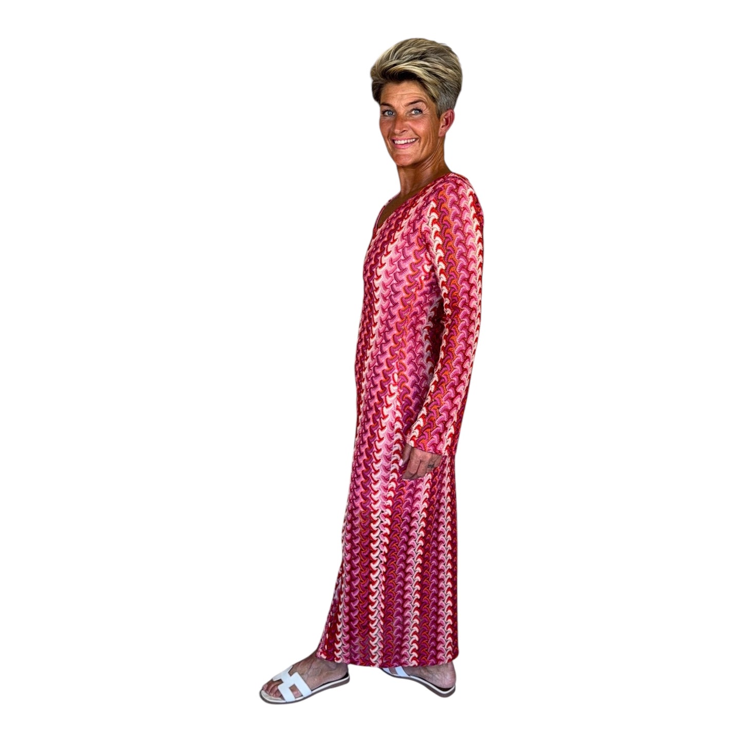 Zigzag Maxi Jurk