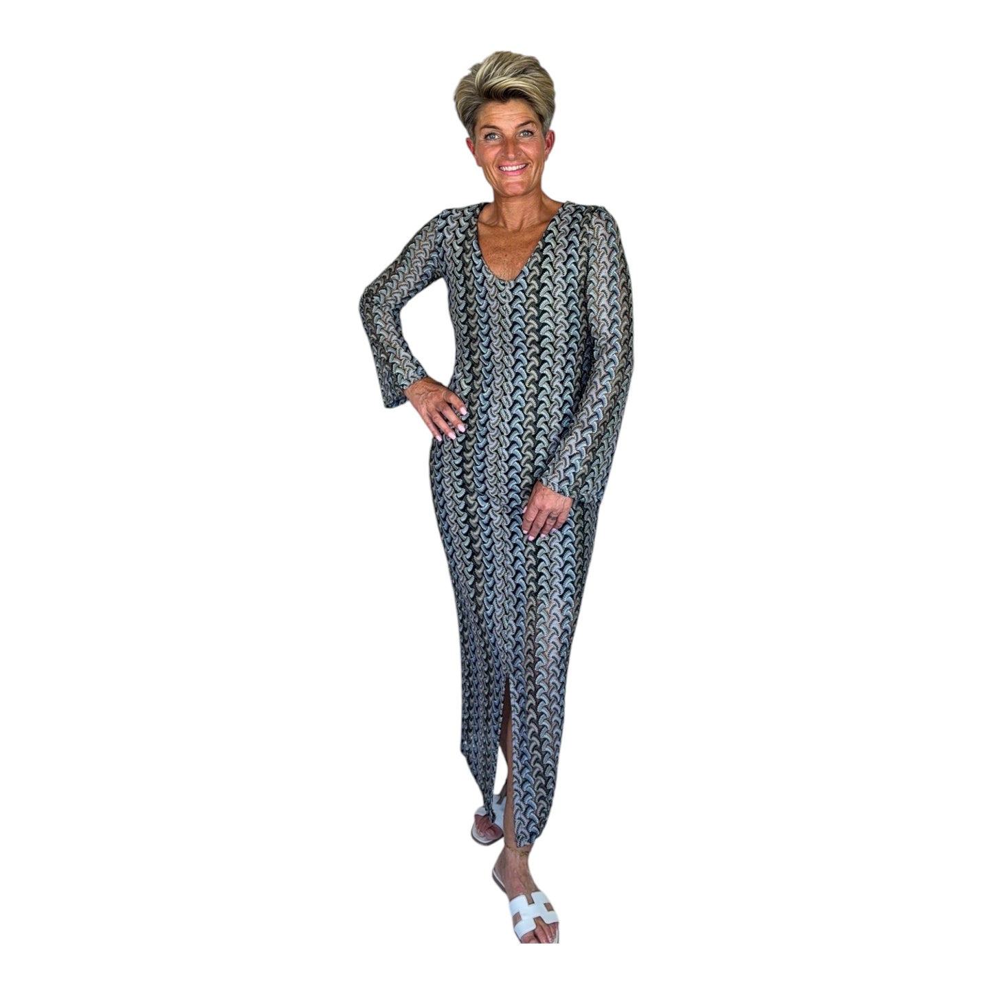 Zigzag Maxi Jurk