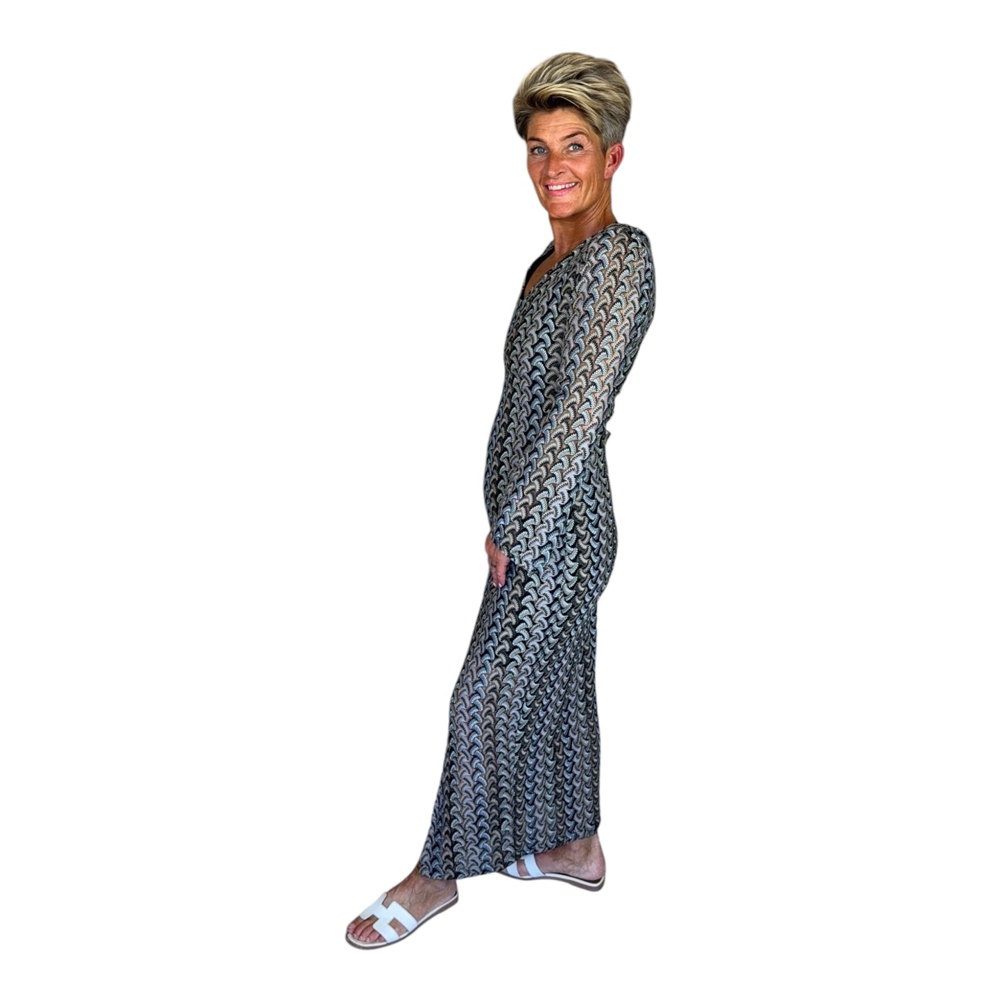 Zigzag Maxi Jurk