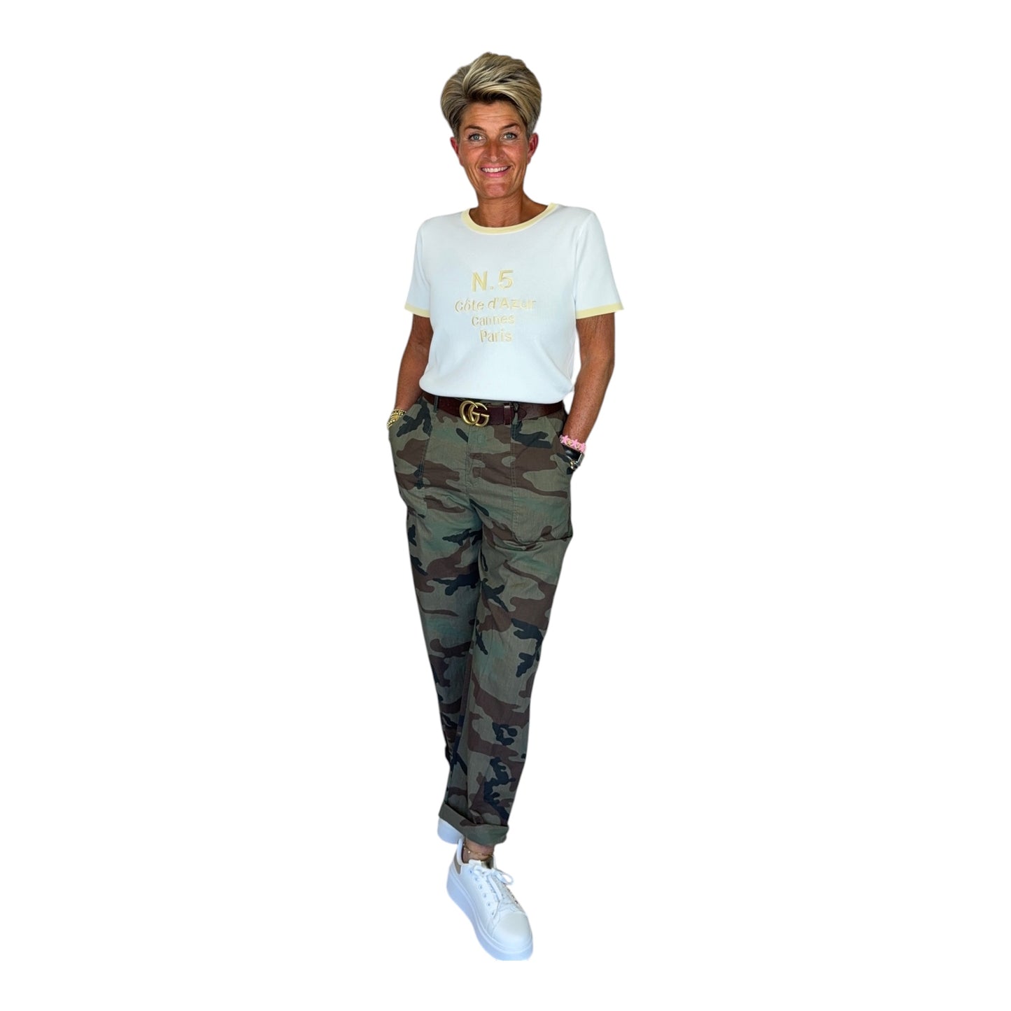 Côte d’Azur Tee | Elegant Summer Look