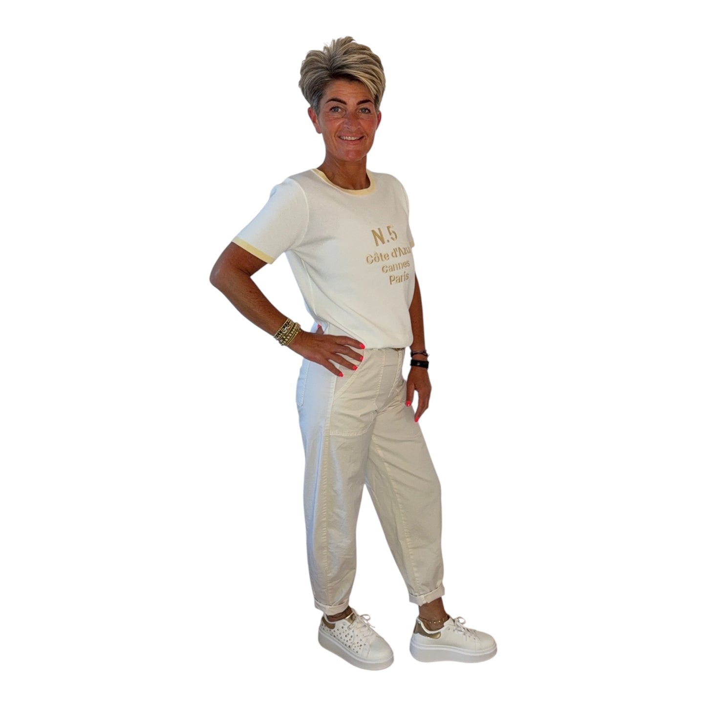 The Perfect Ecru Pants
