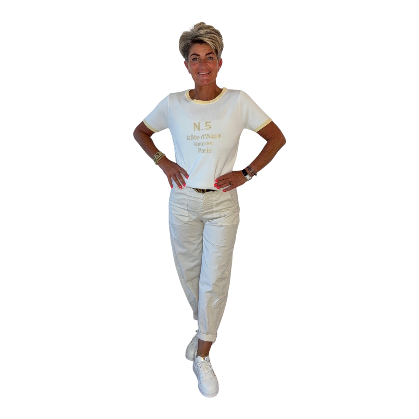 The Perfect Ecru Pants