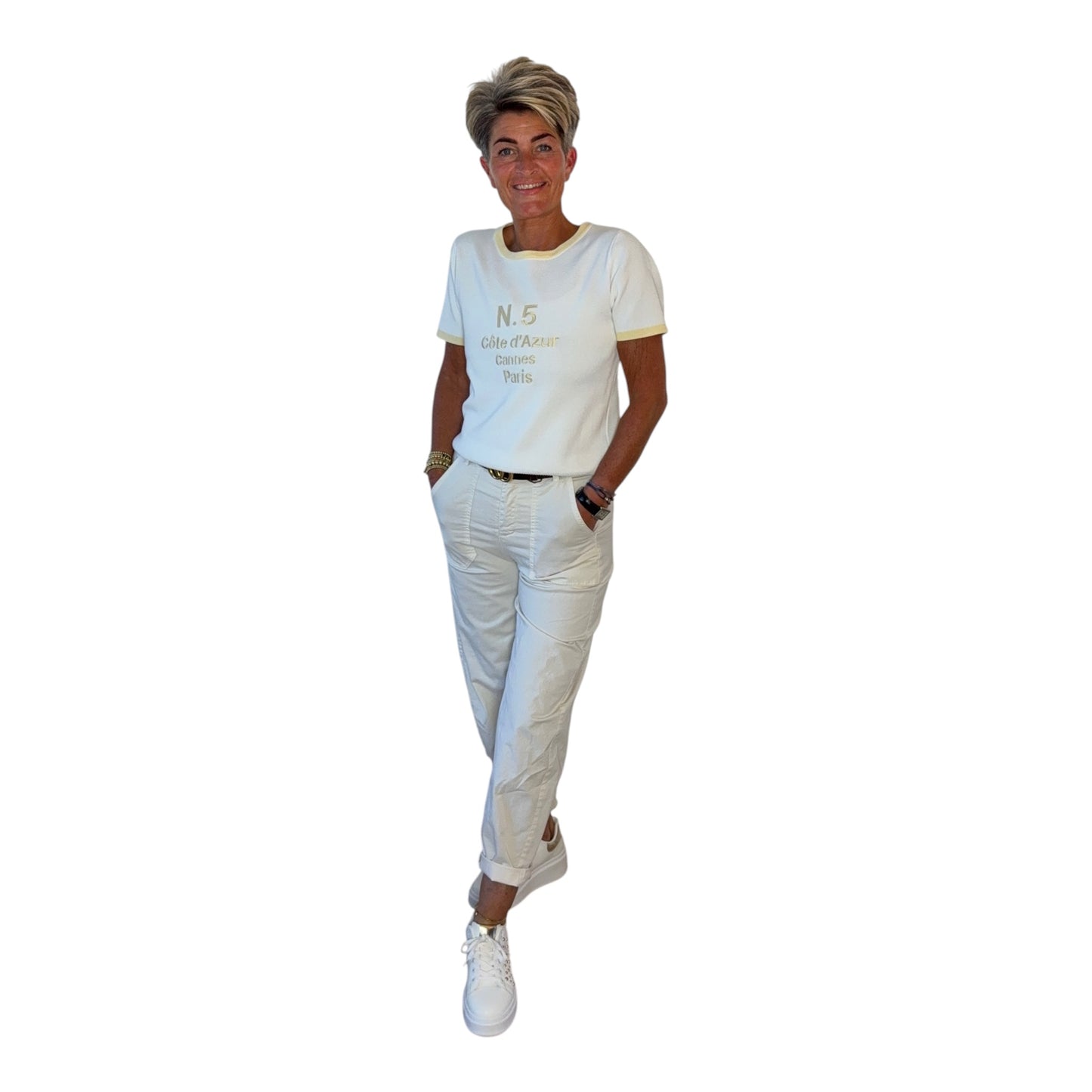 The Perfect Ecru Pants