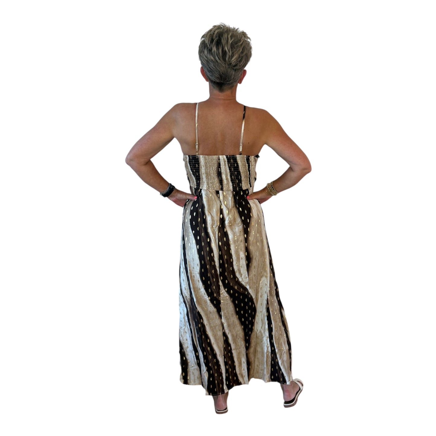 Safari Chic Maxi Dress