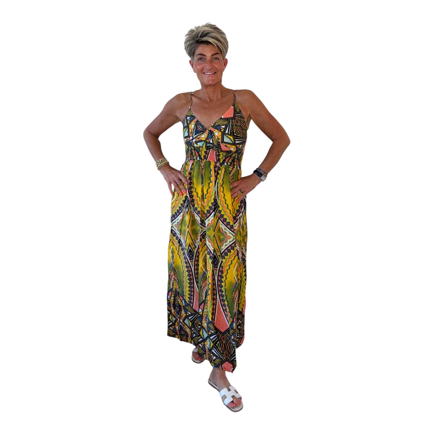 Summer Tribal Maxi Dress