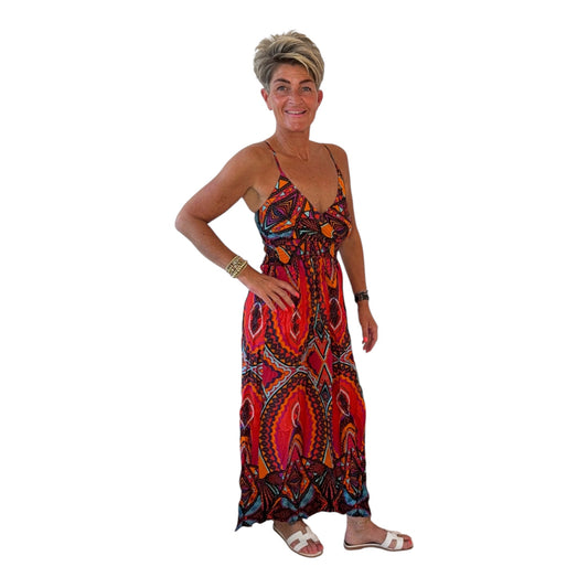 Summer Tribal Maxi Dress