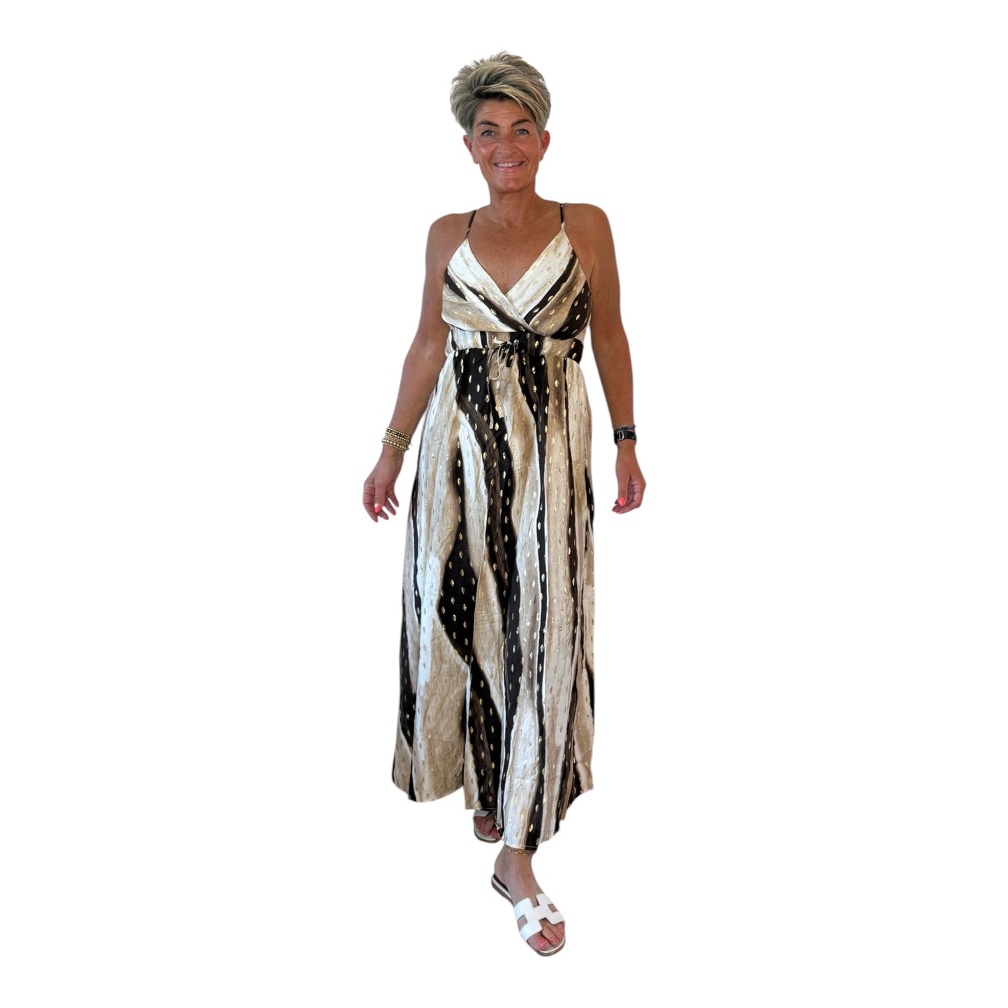 Safari Chic Maxi Dress