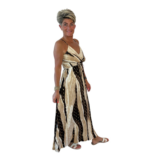 Safari Chic Maxi Dress