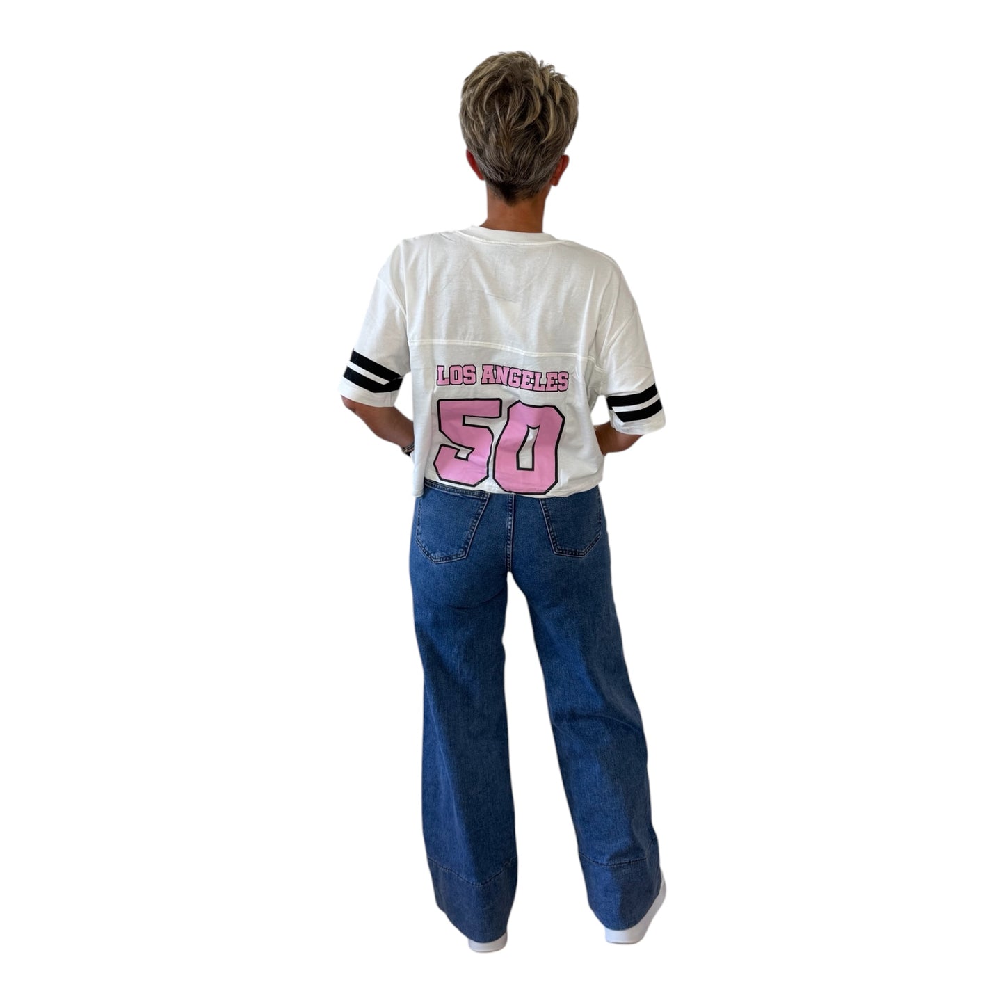 Pink Dodgers Statement Tee