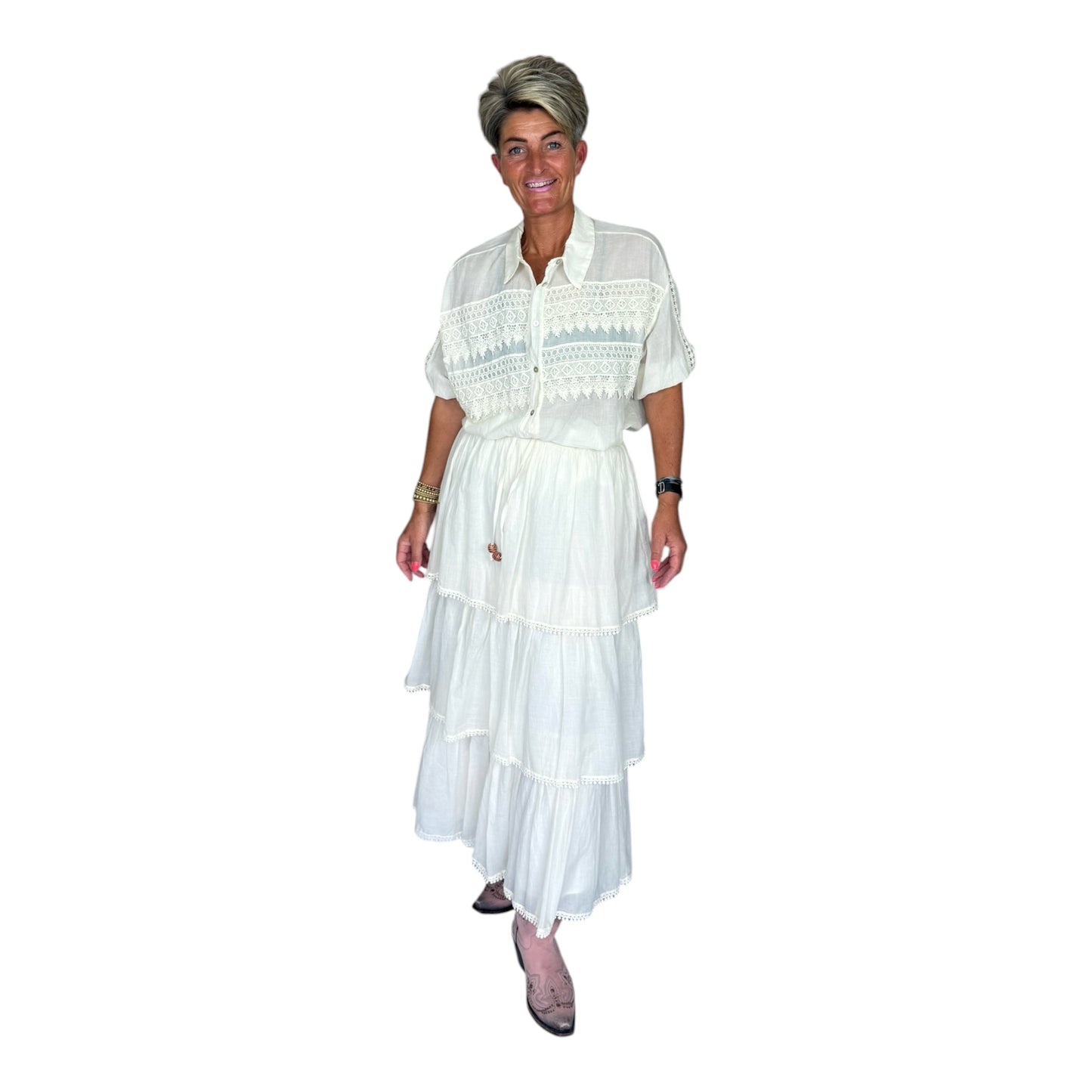 Boho Breeze Maxi Rok