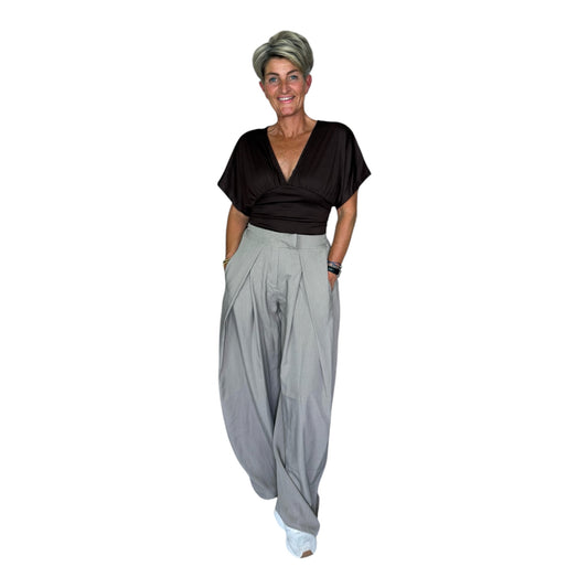 Elegant Wide Leg Plooibroek