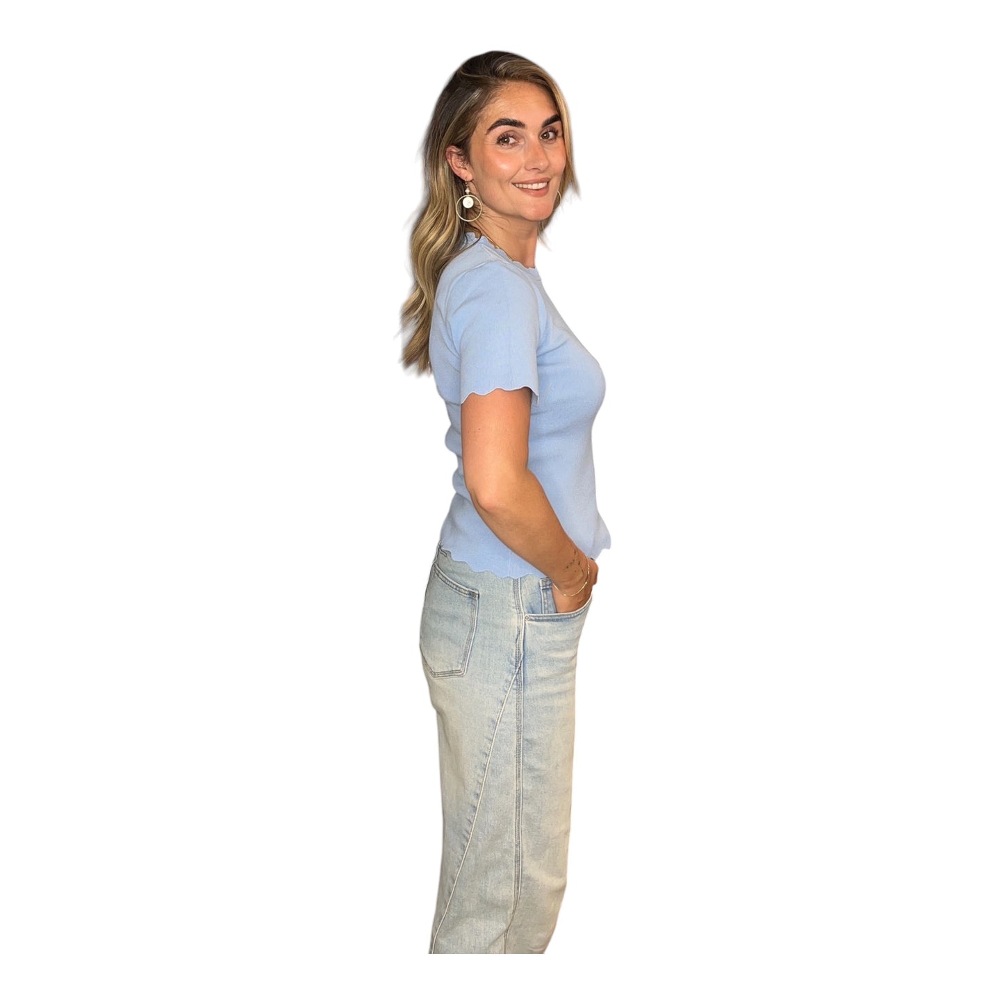 Basic Top met Schulprand