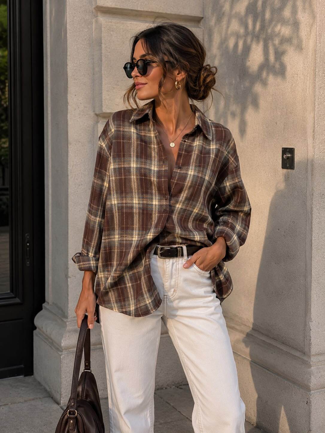 College Check Blouse 🌸Laatste artikel🌸