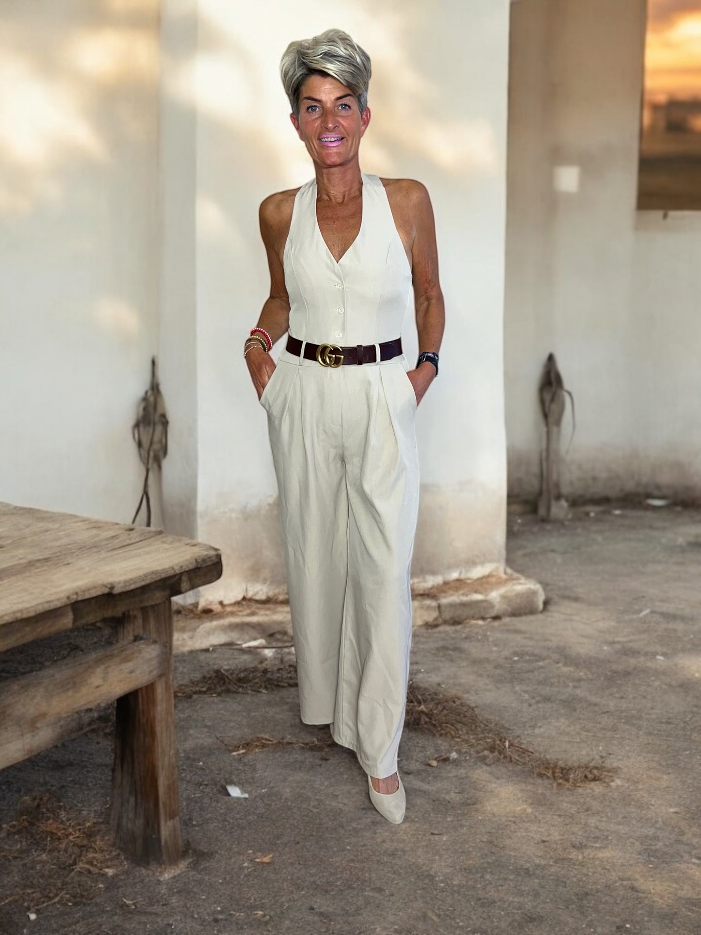 Halter elegance jumpsuit