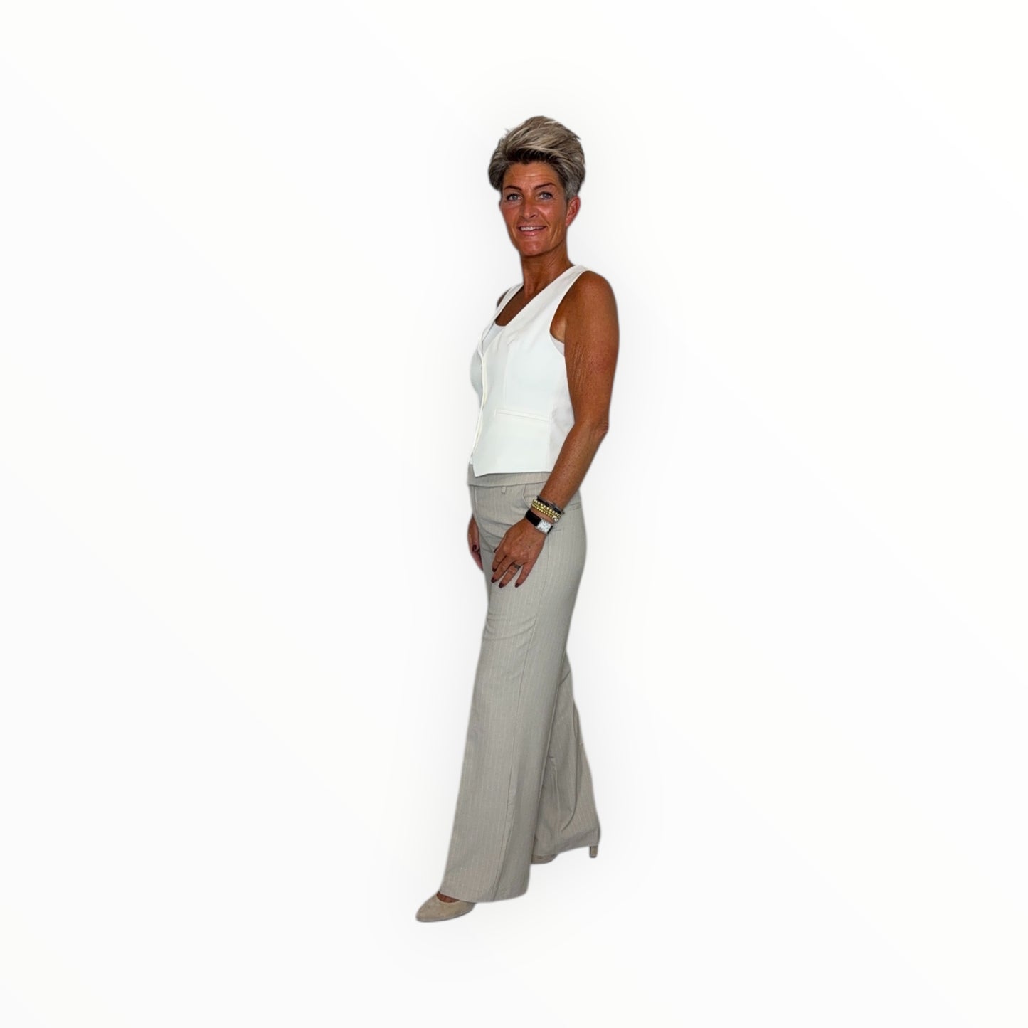 Classy Krijtstreep Broek