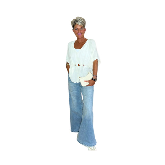 Everyday Chic Top met Kralen ❗️Laatste item❗️