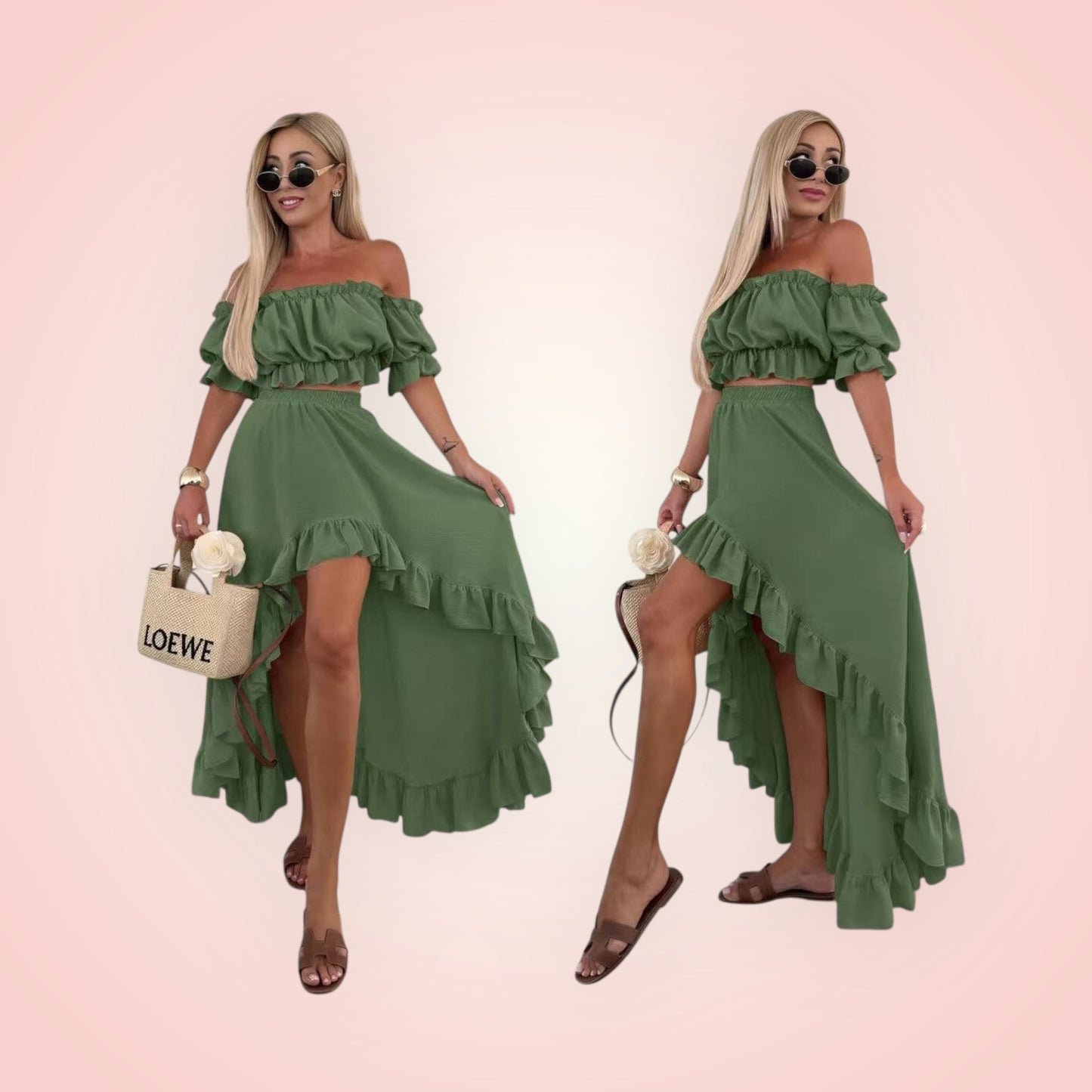 Summer Set Vibes ☀️ Rok & Top in één look