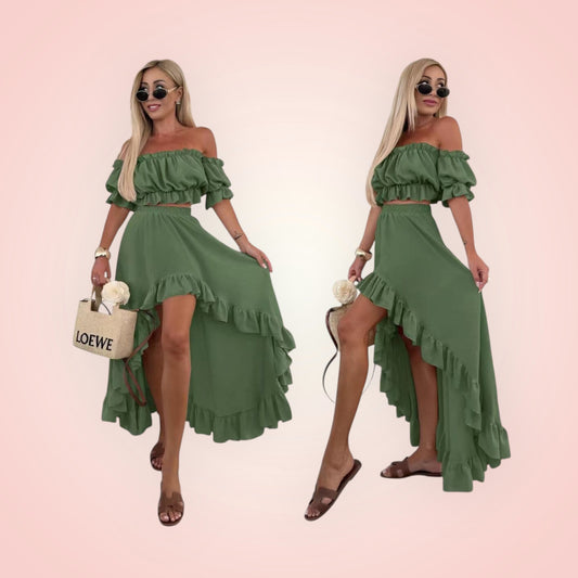 Summer Set Vibes ☀️ Rok & Top in één look