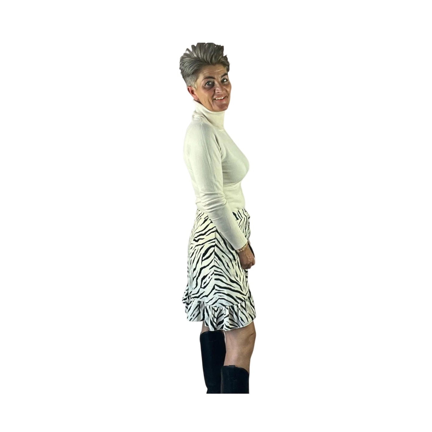 Wild & Chic: Zebra Print Rokje