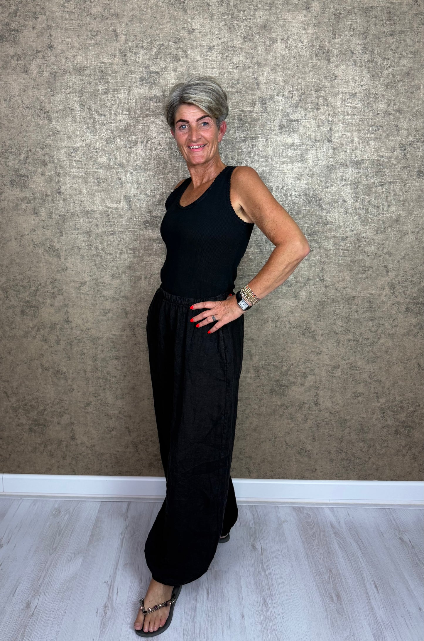 Essential Linnen Broek